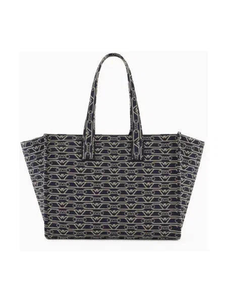 Emporio Armani Torebki Kobieta Wielobarwność ONE SIZE Torba Monogramowa czarna