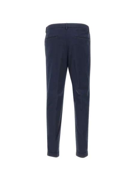 Pantaloni Devore plisate albastru