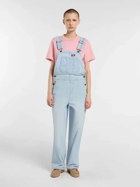 DICKIES Salopetă denim albastru