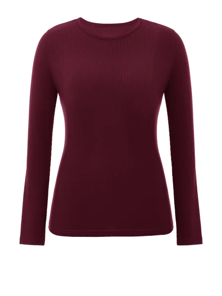 Imily Bela Tričko červeň burgundská