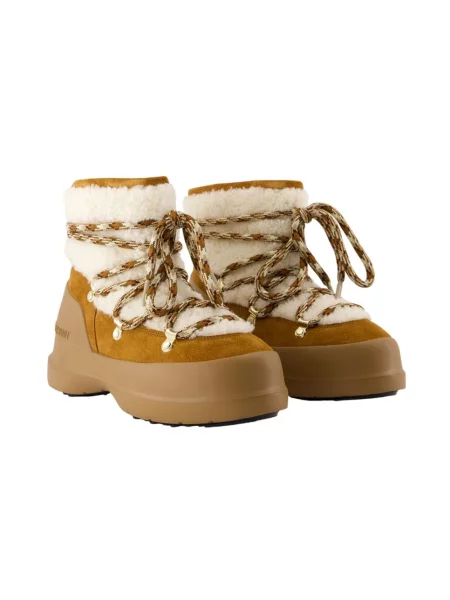 Buty Zimowe Moon Boot Luna Boot Shearling brązowe