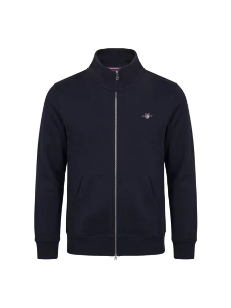 Bluza rozpinana Gant niebieska