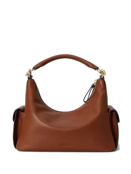 Geantă Lauren Ralph Lauren mini maro