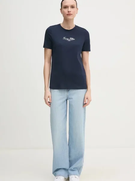Tommy Hilfiger kratka majica modra