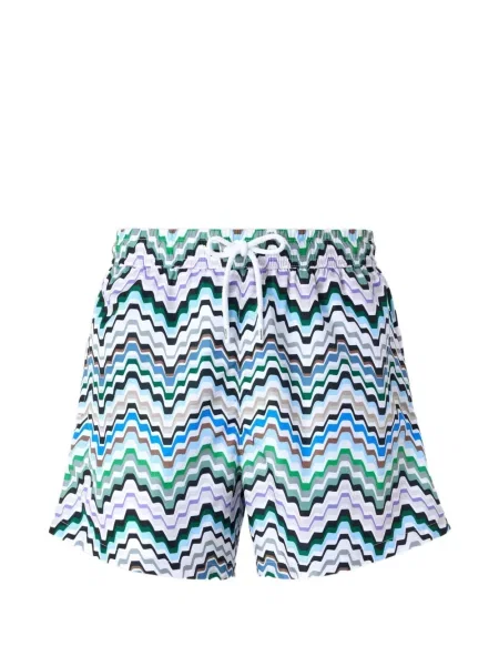 Slip de baie Missoni cu imagine alb