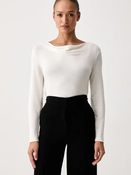 United Colors of Benetton bluza za žene s viskozom bež