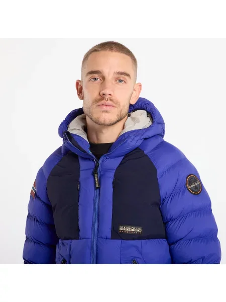 Μπουφάν Napapijri A-Moesa Puf Royal Blue M μπλε