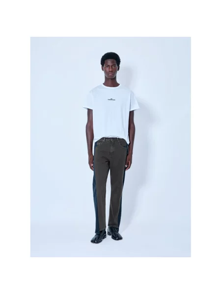 Jeansy Maison Margiela brązowe