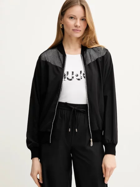 Dukserica Liu Jo za žene bez uzorka crna