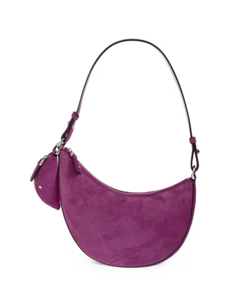 Geantă Kate Spade din piele de căprioară violet