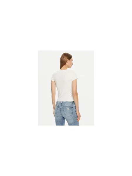 Guess Marškinėliai Regular Fit balta