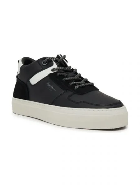 Street bokacsizma Pepe Jeans London fekete