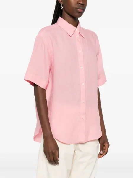 Cămașă Gant scurtă roz