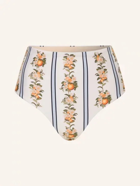 Agua By Agua Bendita Bikiny S Vysokým Pasem Magenta Valle krémová / černošedá oranžová
