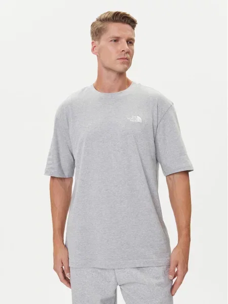 The North Face T-Shirt Simple Dome Oversize γκρι