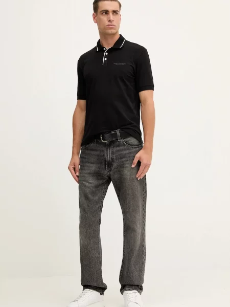 Поло Armani Exchange черное