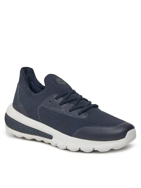 Sneakerși Geox albastru