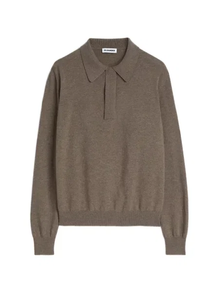 Pulover Jil Sander de lână maro