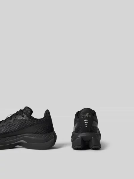 Sneakersy z wiązaniem Mm6 Maison Margiela czarne
