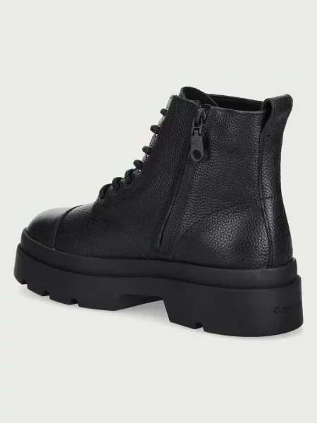 Bakancs Calvin Klein Lugged Mid Lace Up Tc Tu Lth fekete