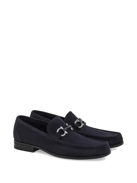 Pantofi loafer Ferragamo cu cataramă albastru