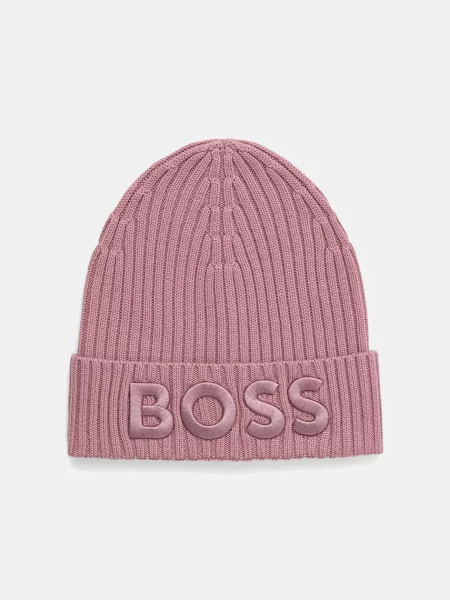 Вълнена шапка BOSS черно