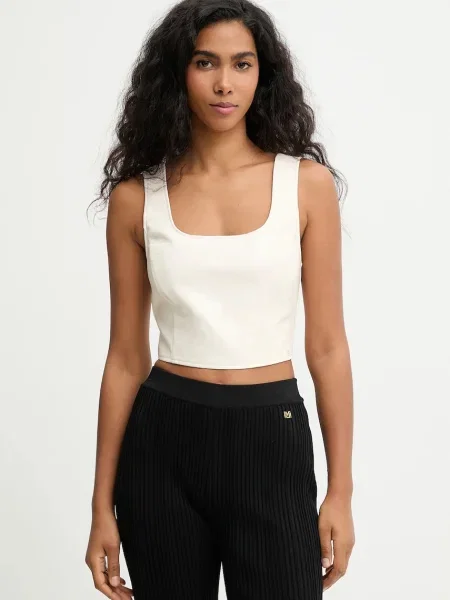 Armani Exchange bluză bej