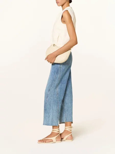 Ichi Krátké Džíny Ihobinne denim light blue stonewashed modré