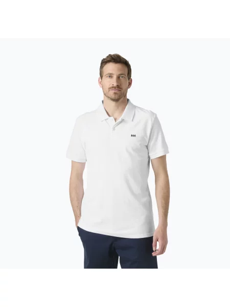 Tricou pentru bărbați Helly Hansen Hudson Polo white alb