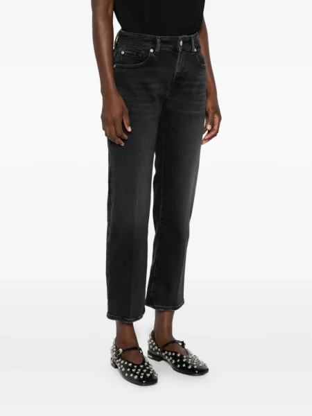 Blugi 7 For All Mankind cu 5 buzunare negru