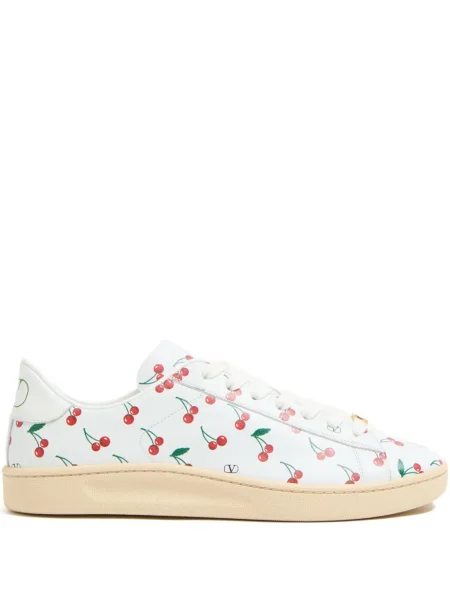 Sneakerși Valentino Garavani cu imagine alb