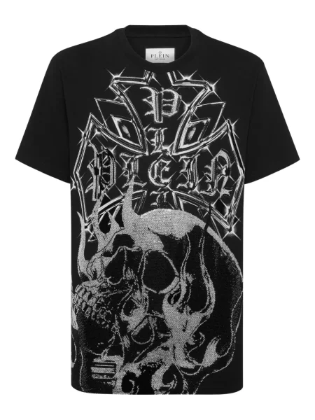 Тениска Philipp Plein черно