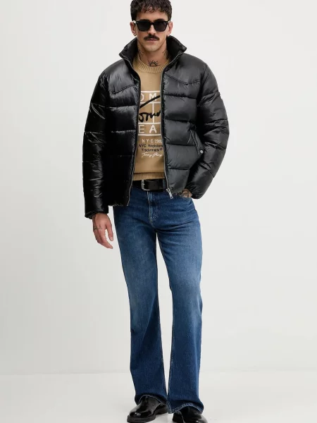 Tommy Jeans Bombažen pulover bež