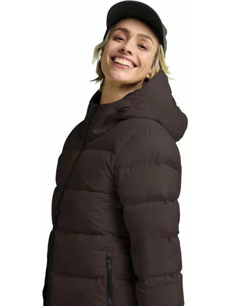 Пуховик Jack Wolfskin коричневый