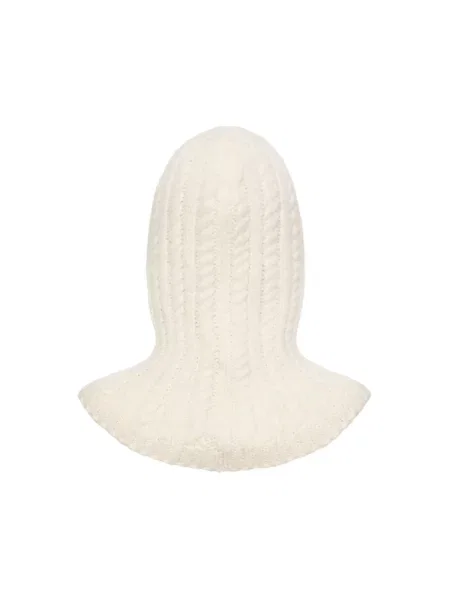Szal Moncler wełniana biała