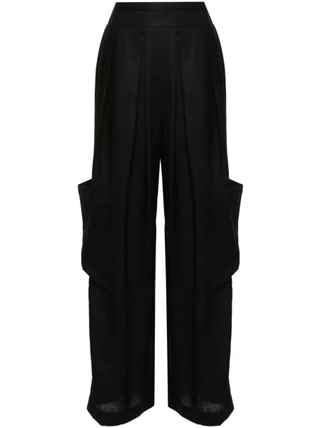 Pantaloni Ermanno Scervino de in plisate negru