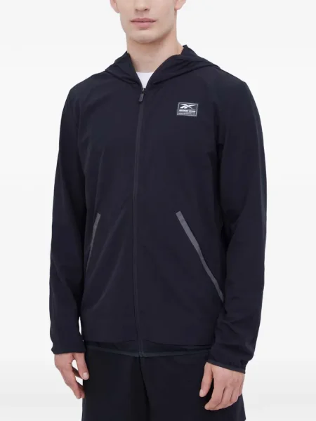 Hanorac cu glugă Reebok negru