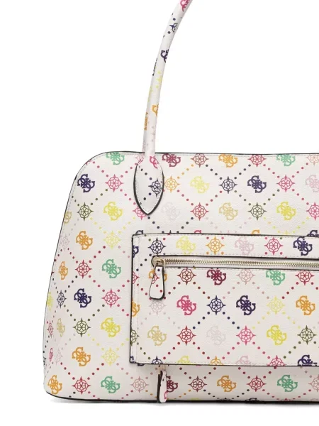 Geantă shopper Guess alb