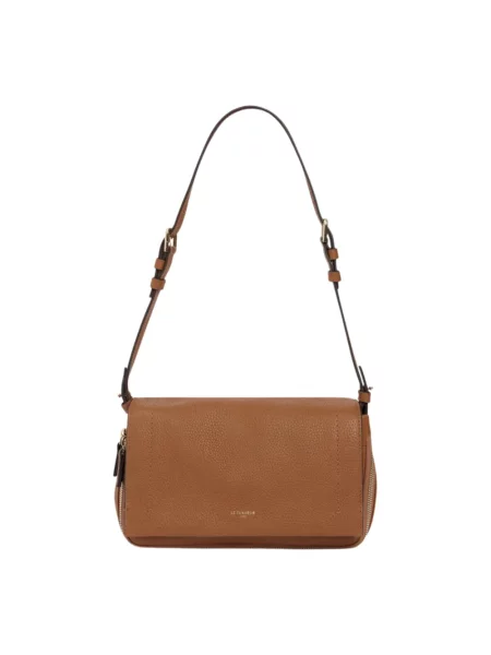 Torebka crossbody Le Tanneur skórzana brązowa