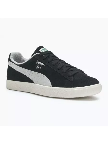 Buty PUMA Clyde Hairy Suede puma black/frosted ivory czarne
