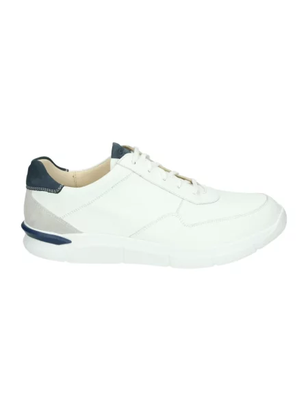 Sneakersy Sioux zamszowe casual białe
