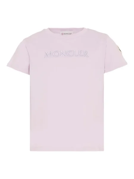 Koszulka dziecięca Moncler Enfant fioletowa