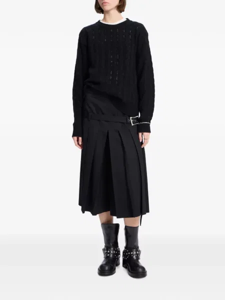Pulover Ann Demeulemeester de lână negru