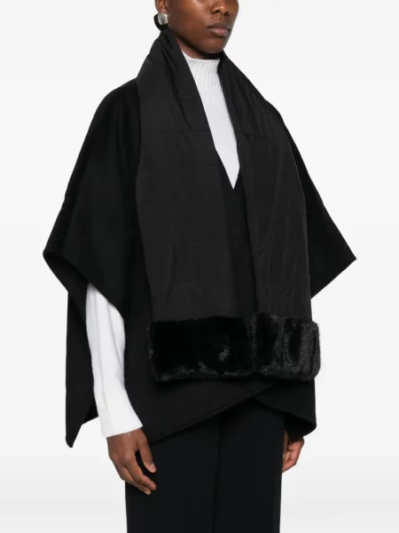 Blană artificială geacă Twinset negru