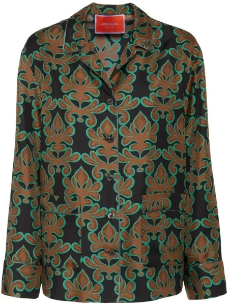 Cămașă La Doublej de mătase negru