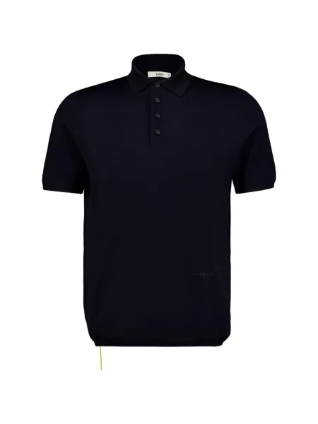 Scurt tricou polo Fendi albastru