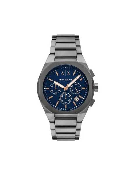 ARMANI EXCHANGE Analóg órák éjkék / sár színek ezüstszínű
