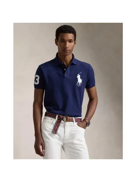 Polo Ralph Lauren Polo Granatowy Custom niebieska