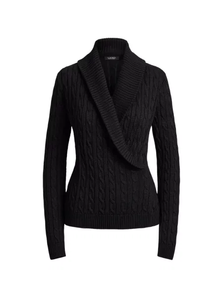 Gulerat pulover Lauren Ralph Lauren negru