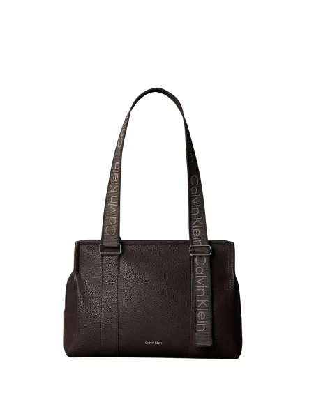 Kabelka Calvin Klein hnědá